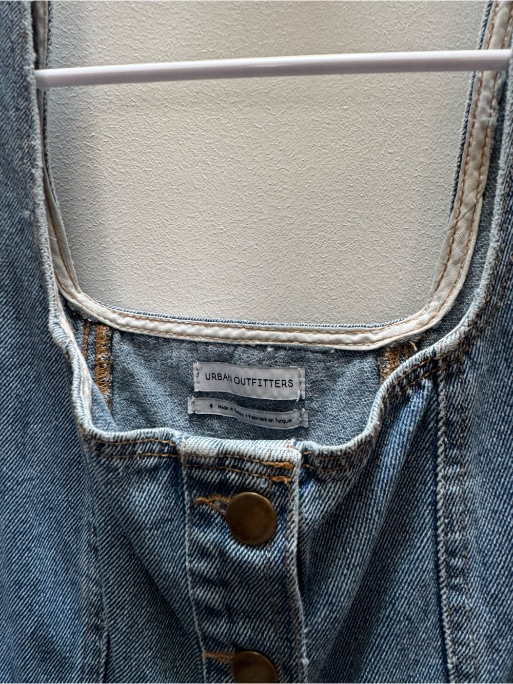 Urban Outfitters Light Wash Denim Overalls